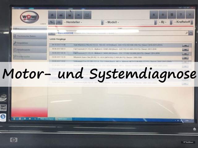 Motor- und Systemdiagnosen von der Garage Rex GmbH, Fahrwangen im Seetal im Kanton Aargau